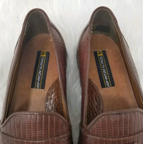 *SOLD* Stacy Adams Santana Loafer Dress Shoes Mens Size 8 - Picture 4 of 8